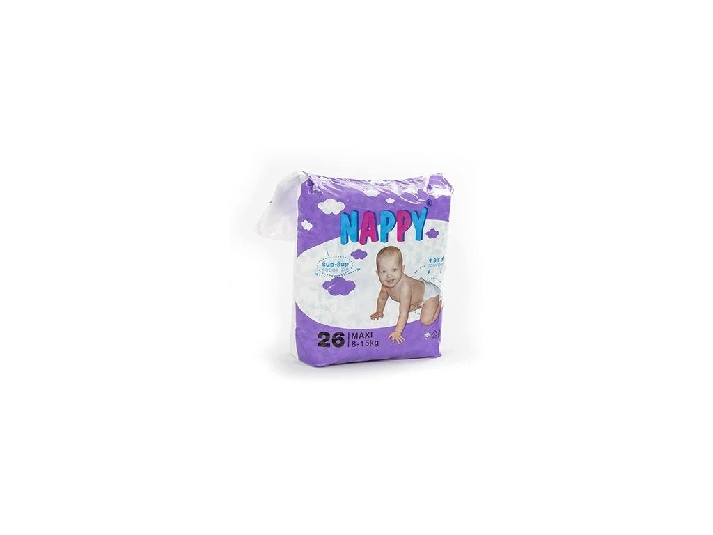 Dětské pleny NAPPY Maxi 7-18 kg 26 ks