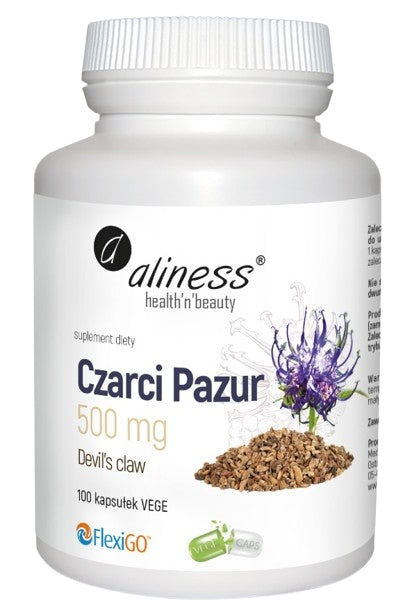 Devil's Claw Devil's claw 500 mg 100caps. VEGE Aliness