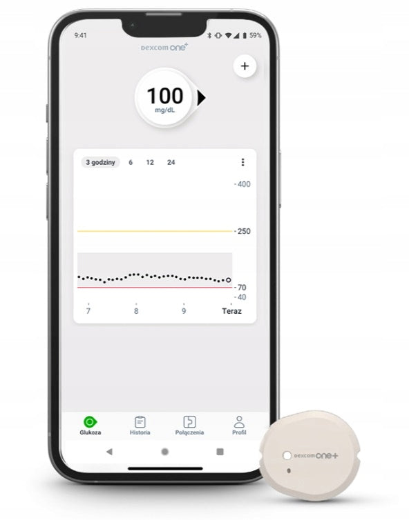 Dexcom ONE+ sensor for continuous monitoring of glycemic measurements Medical device yes