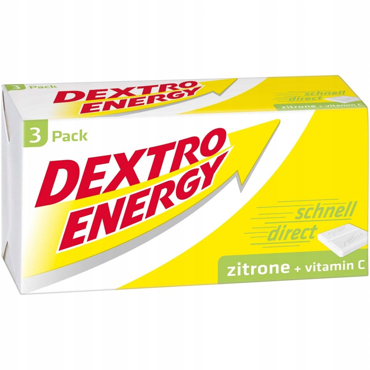 Dextro Energy Glucose Athletes Zitrone wit C 138g 24pcs