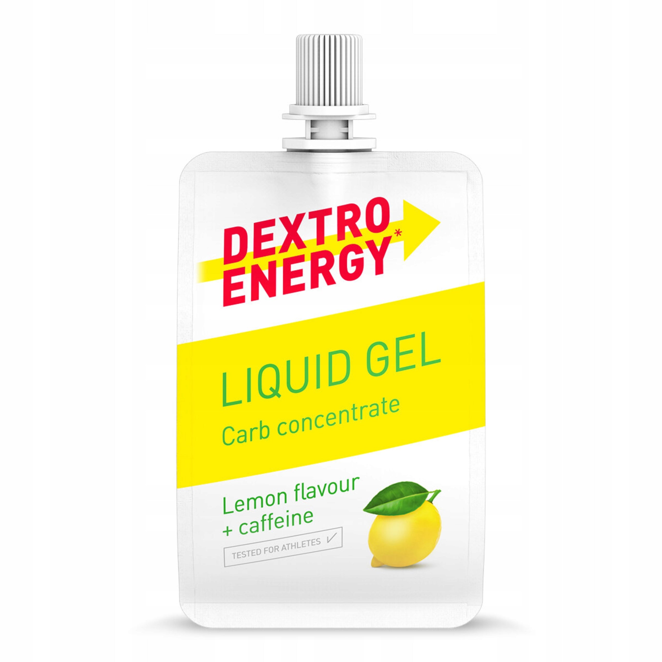 Dextro Energy Liquid Gel Lemon Flavoured Energy Gel with Caffeine