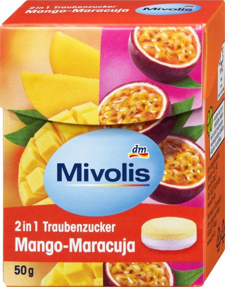 Dextrose 2in1 Vegan Glucose Mango Passion Fruit 50g