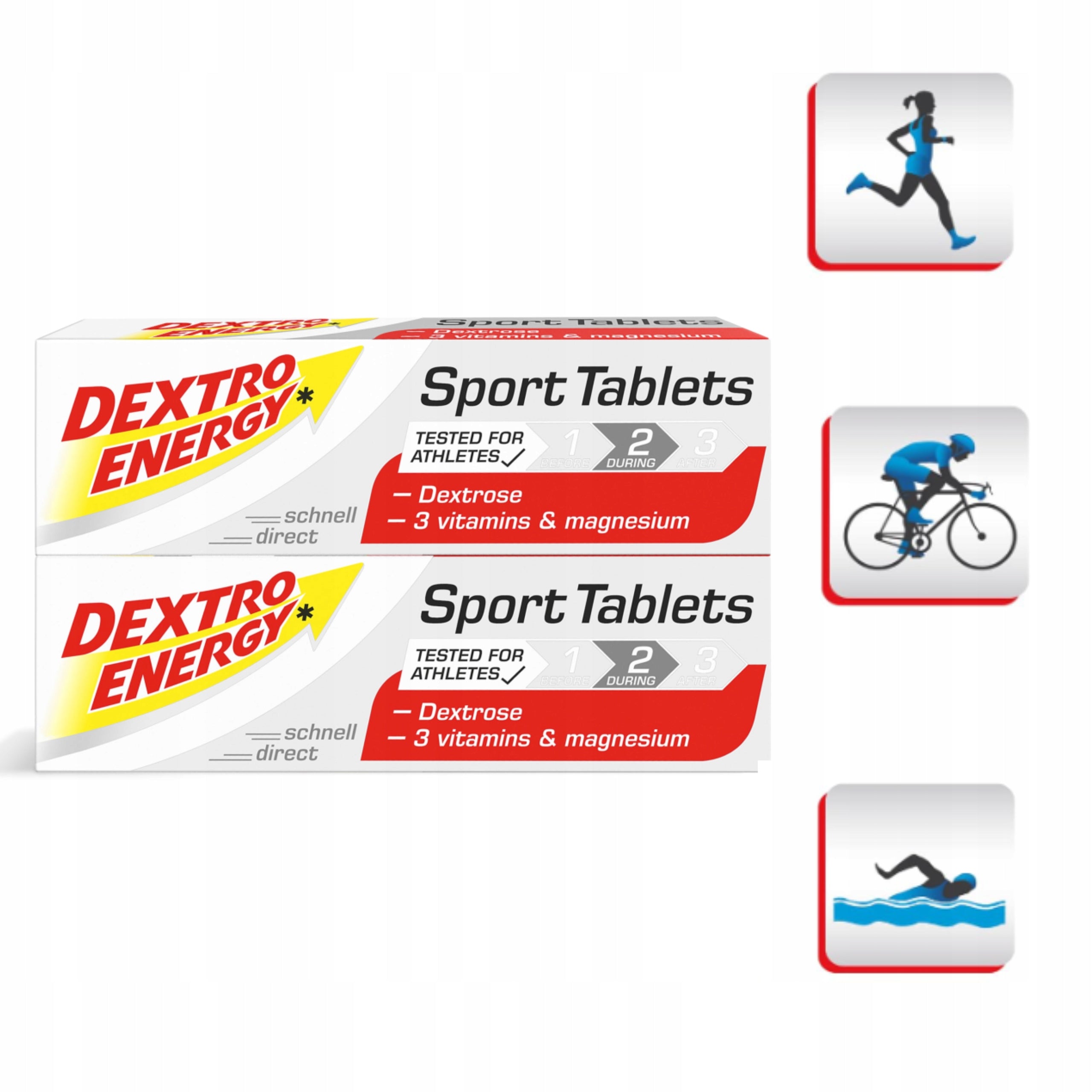 Dextrose in pills with vitamins and magnesium Dextro Energy 94g Expiration date at least six months from the date of purchase