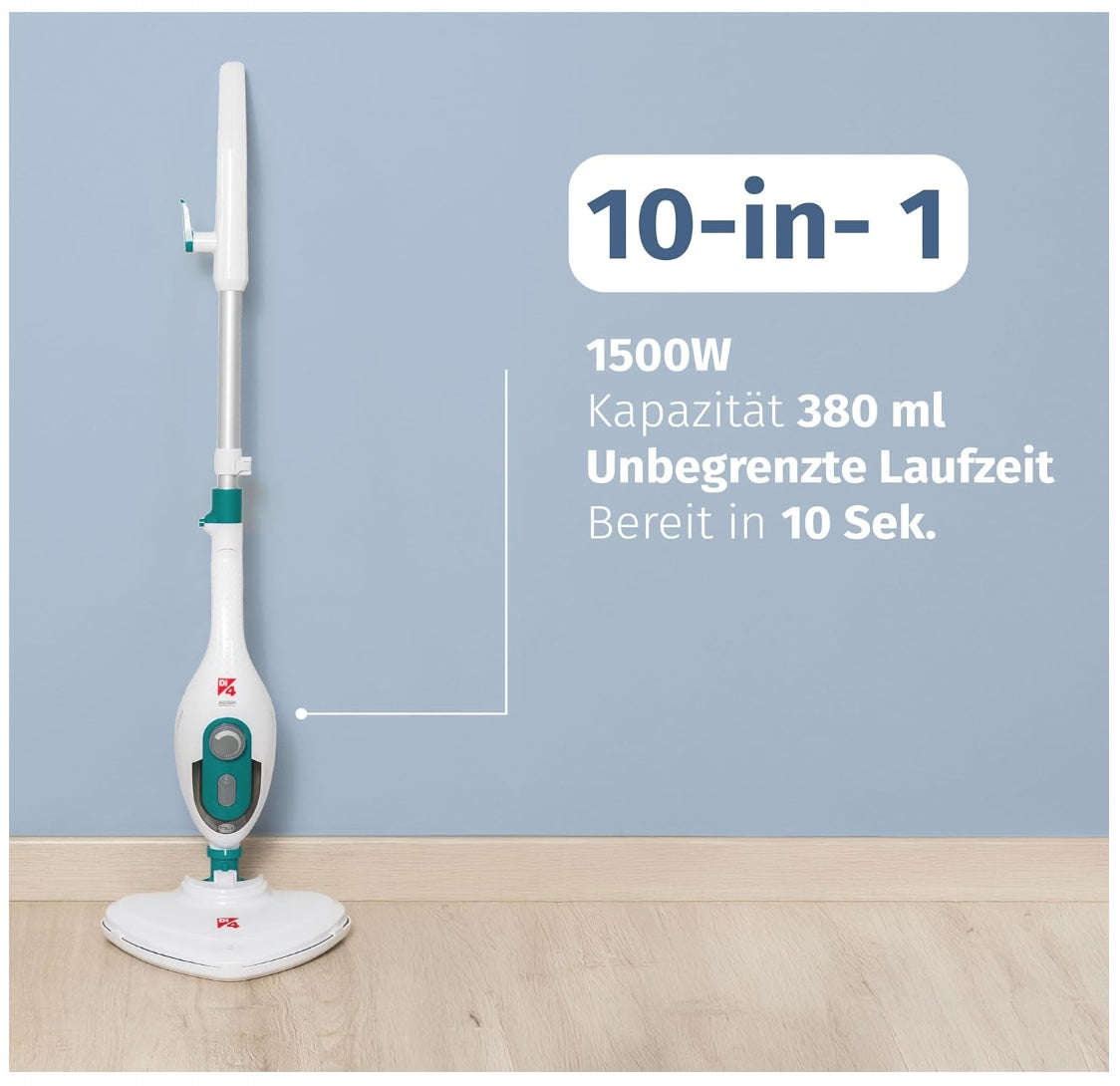 Di4 Multi10 Max Steam Mop 10 in 1 1500 in 380 ml Quick Cleaning Brand DI4