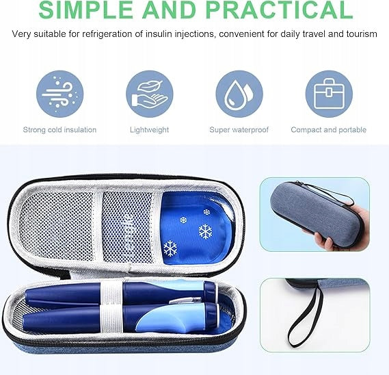 Diabetic Cooling Bag with 1 Thermal Cooling Cartridge Medical device no