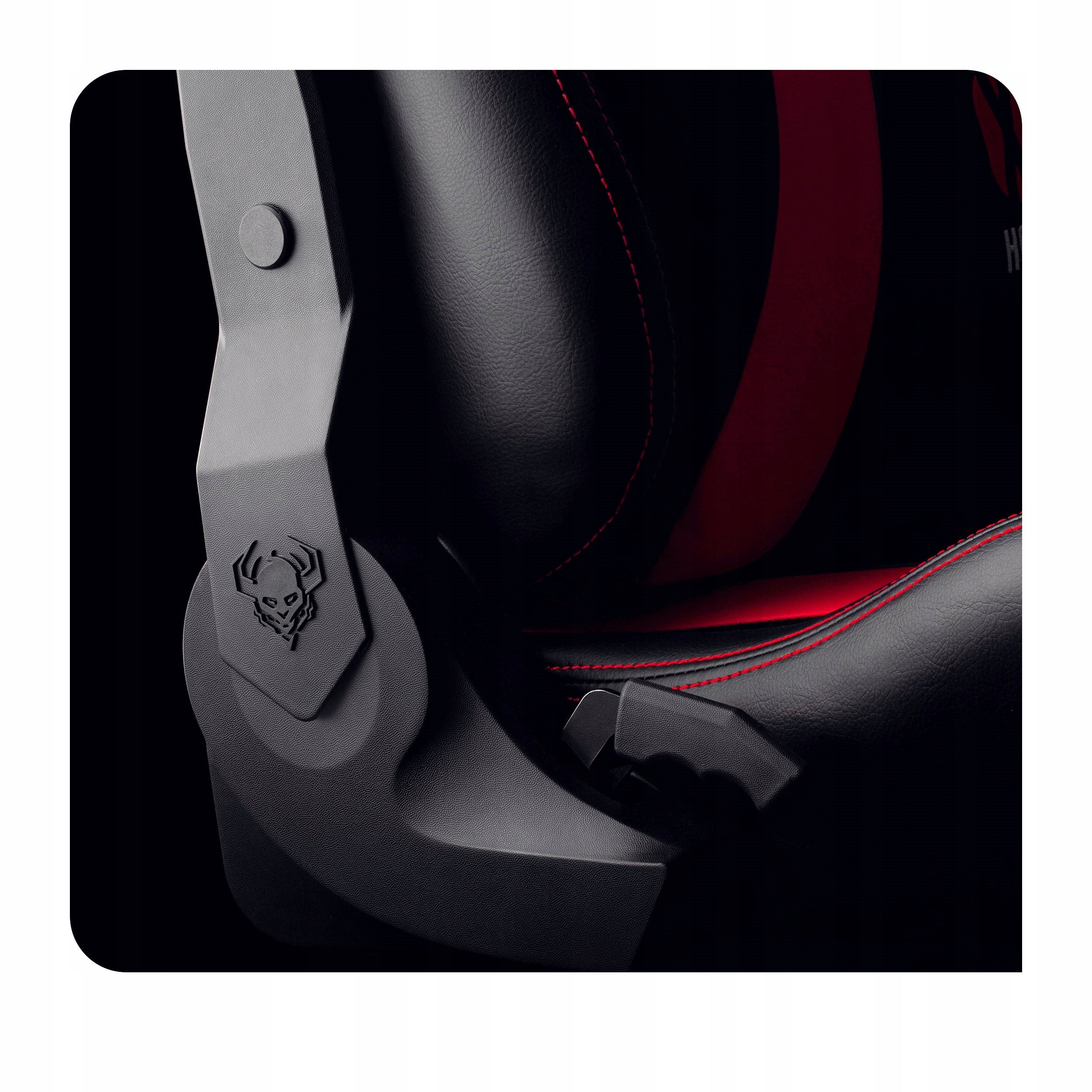 Diablo X-Horn 2.0 Children's Desk Chair: Small Black and Red Maximum seat height 55 cm