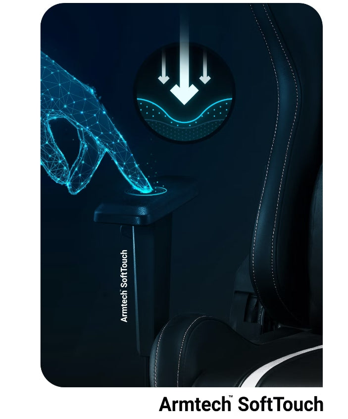 Diablo X-One 2.0 L Normal Size Gaming Chair : Black & Black Manufacturer code 873
