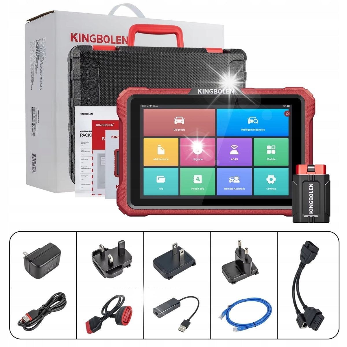 Diagnostic tester Kingbolen K10 Pro 10" OBD2 with PL updates