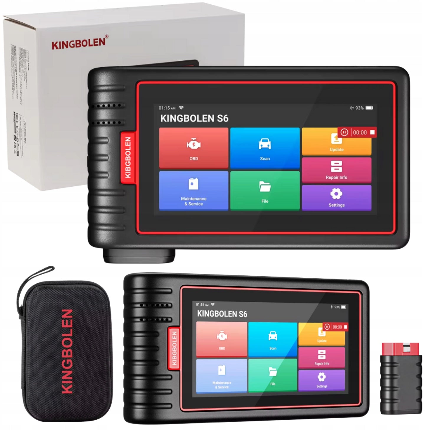 Diagnostic tester Kingbolen S6 wireless 28 functions Polish