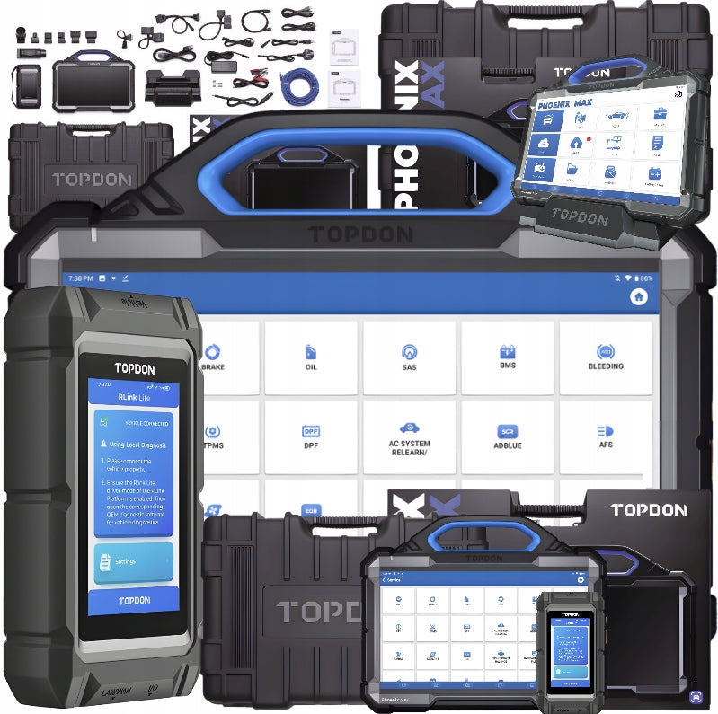 Diagnostic tester TOPDON MAX J2534 flash Programming and coding PL Manufacturer code TD52110063