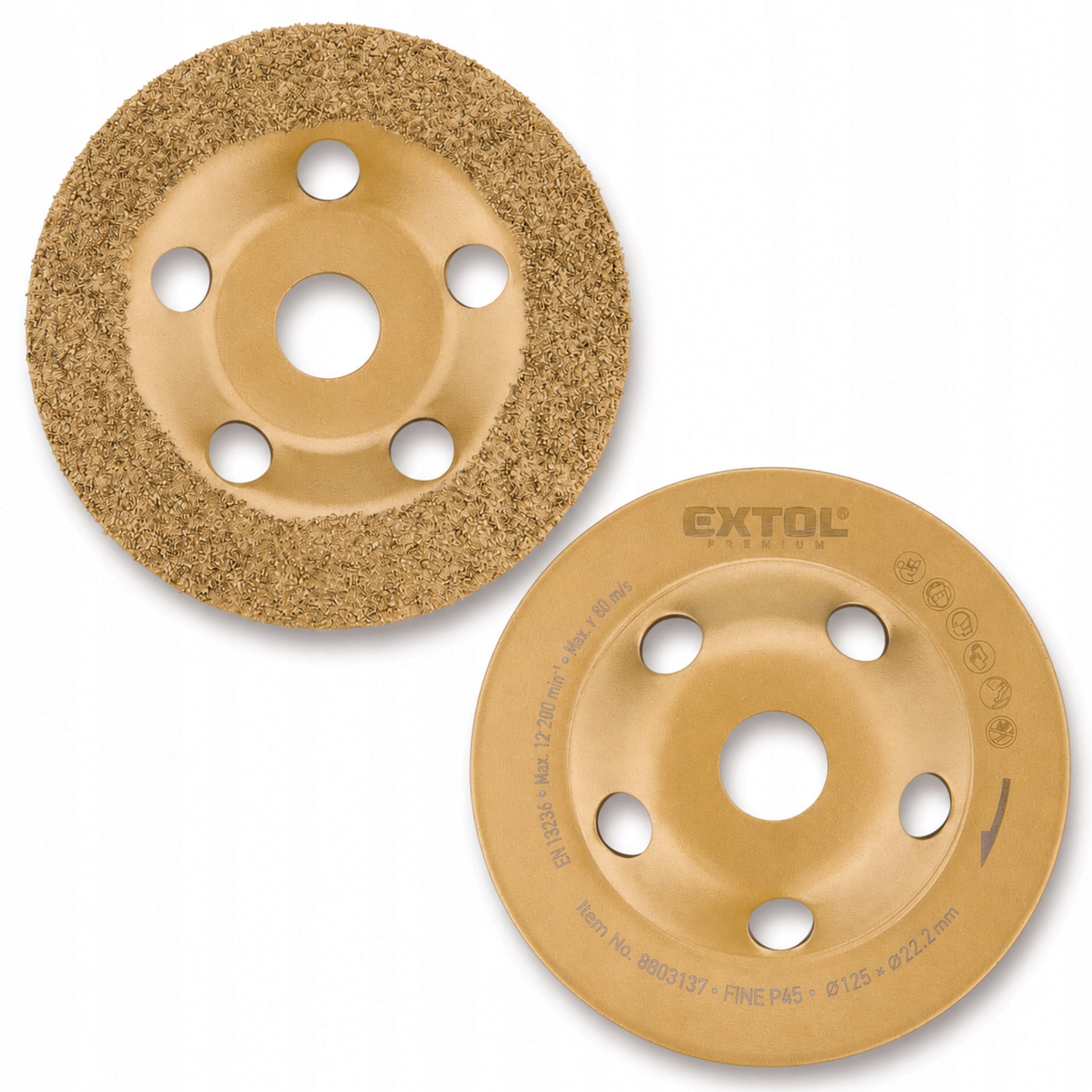 Diamond Disc 125 mm Grinding Wheel P45 For Wood Concrete Grinding GK GB