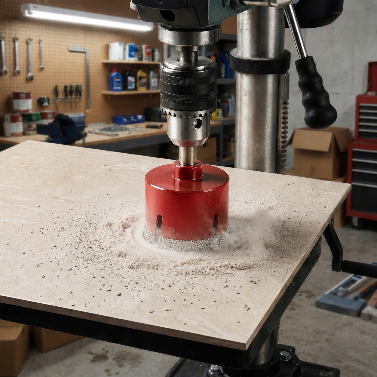 Diamond Hole Saws for Gres Concrete Stone Tiles M14 Lace 6-68 mm Customs tariff code 84148022