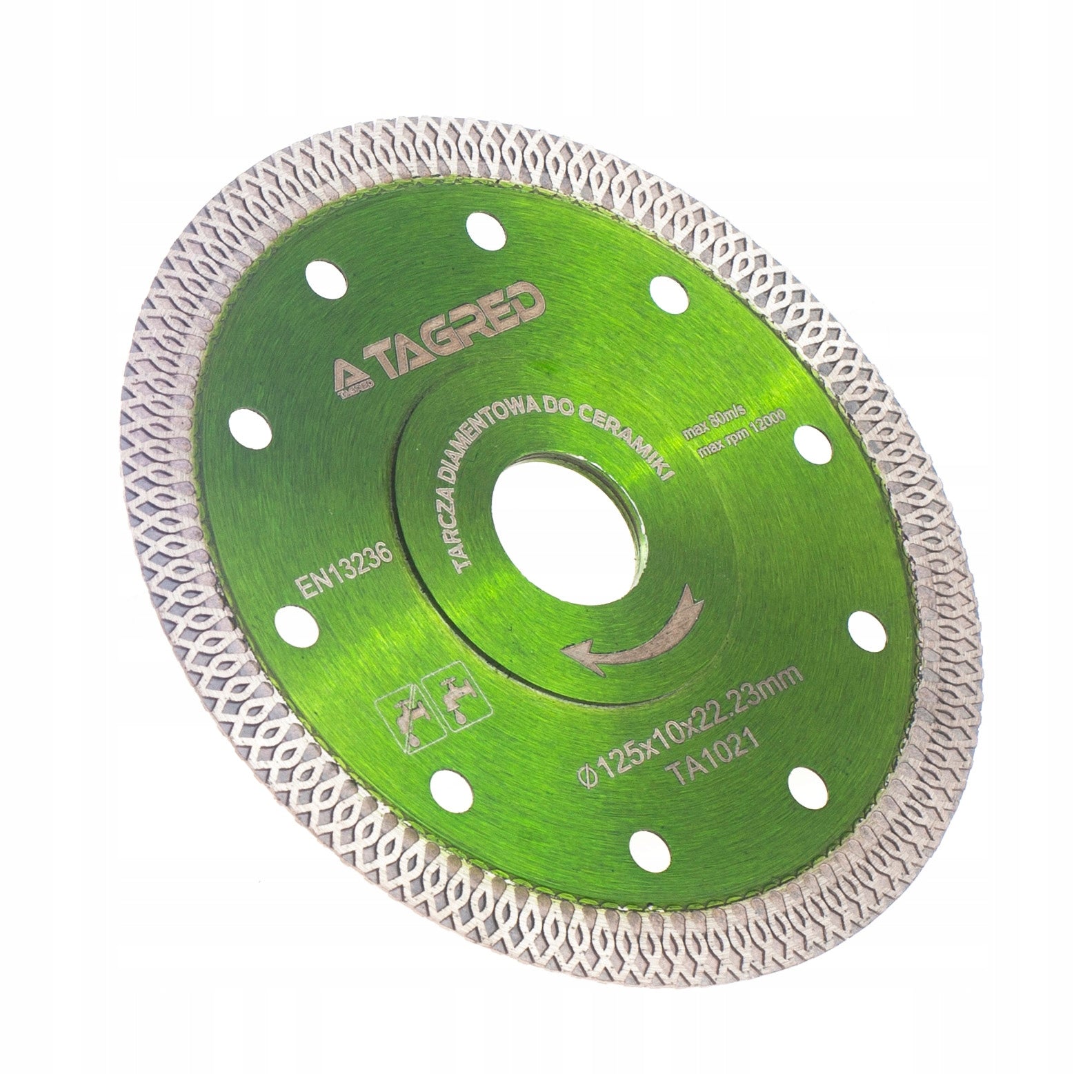 Diamond blade 125x22,23 mm for concrete stoneware ceramics EAN (GTIN) 5903293503423