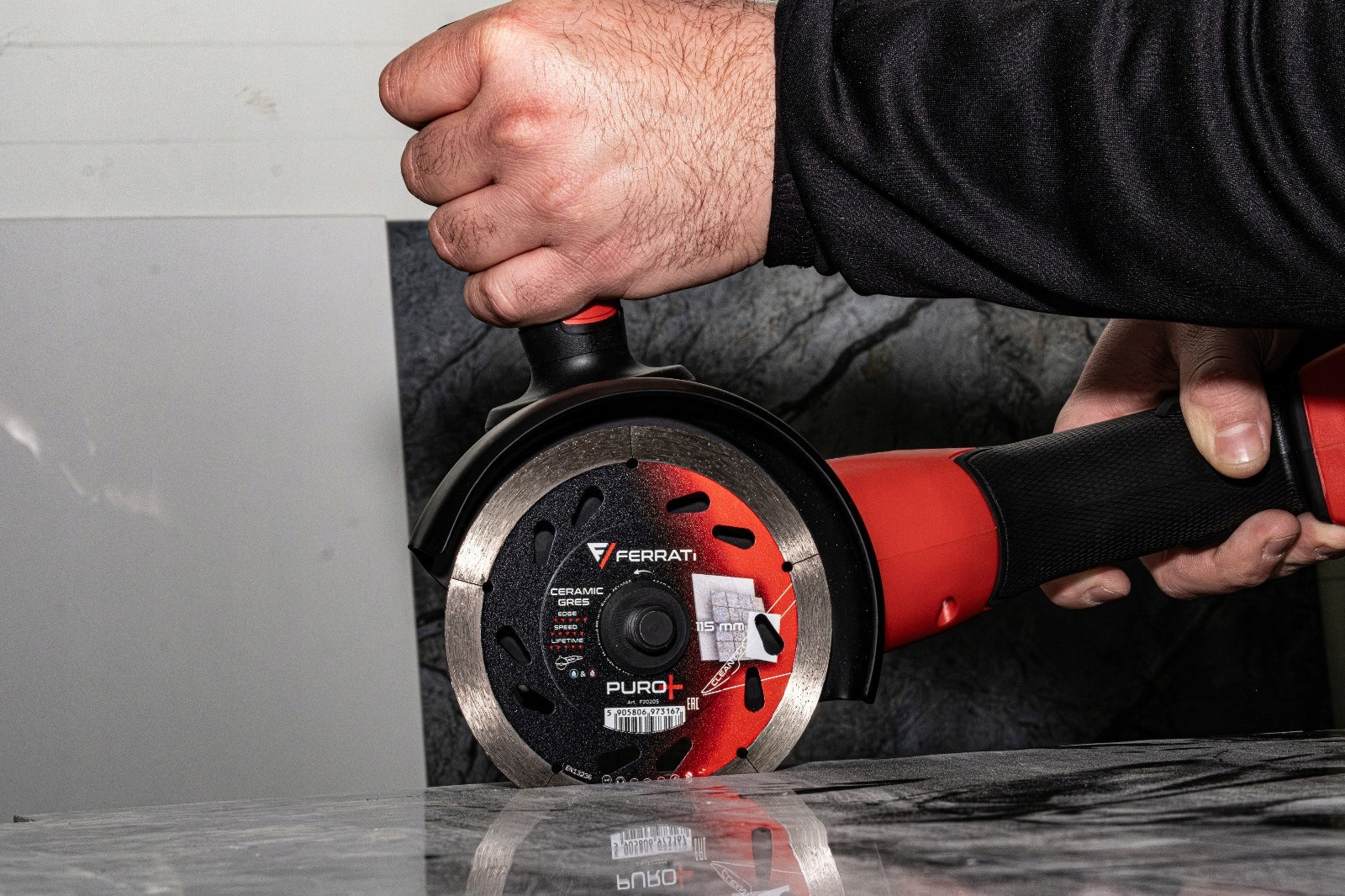Diamond blade for perfect cutting of ceramic stoneware 115mm PURO+ FERRATi Disc type cutting