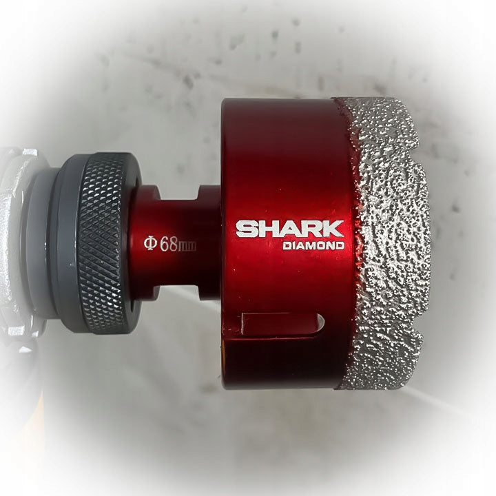 Diamond lace 68mm hole saw gres drill m14 Shark Brand no brand