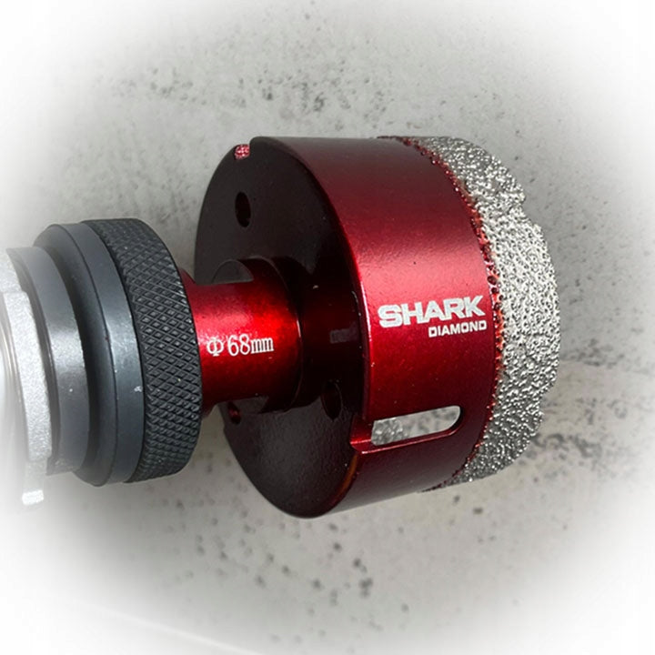 Diamond lace 68mm hole saw gres drill m14 Shark EAN (GTIN) 5906236980923