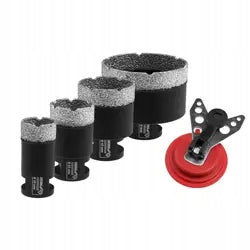 Diamond lace Hole saws DEDRA M14 ⌀ 28, 35, 45, 68 mm + Guide Brand Dedra