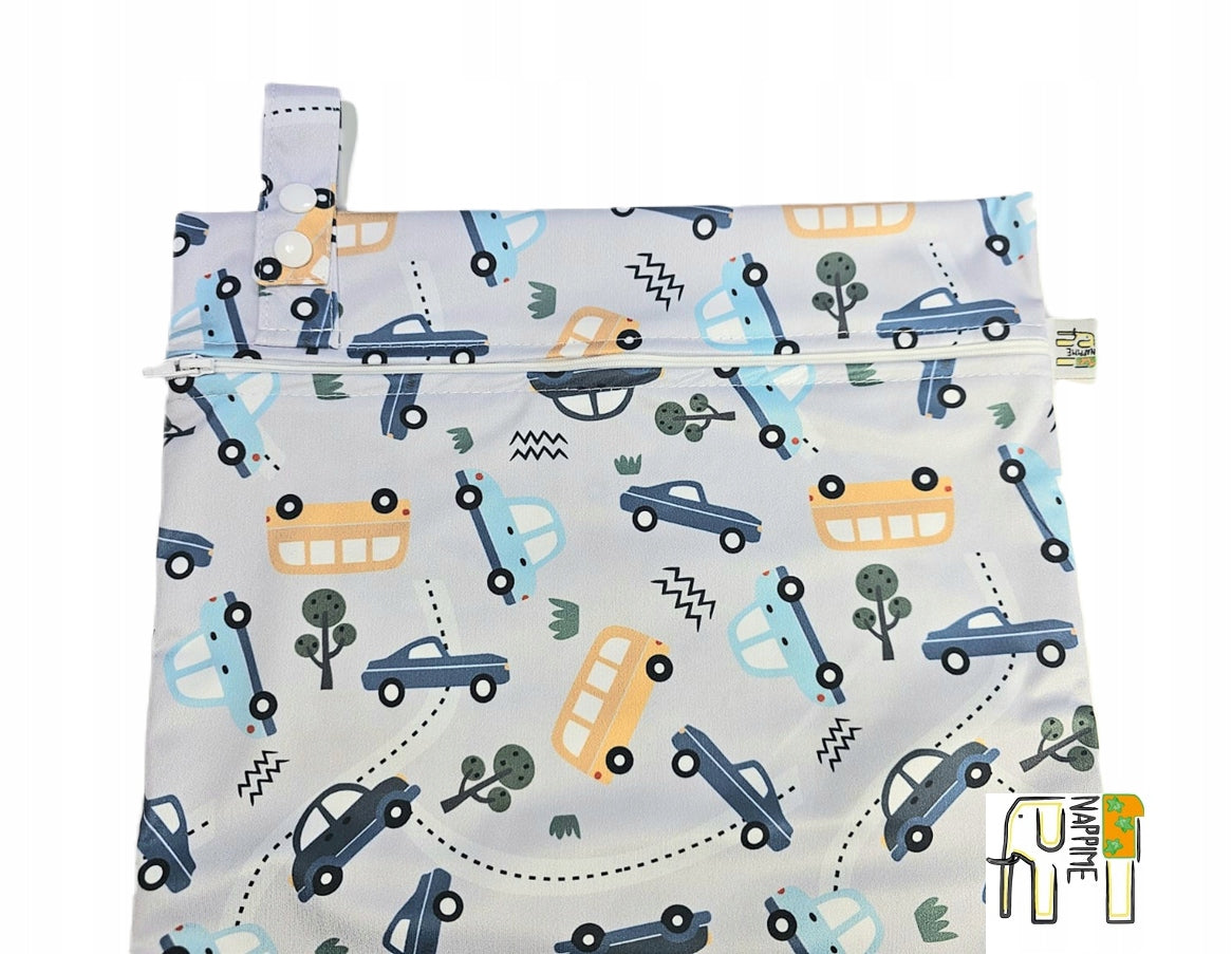 Diaper Bag PUL CARS Diaper Bags 30 x 45 cm NappiMe EAN (GTIN) 5905701510863
