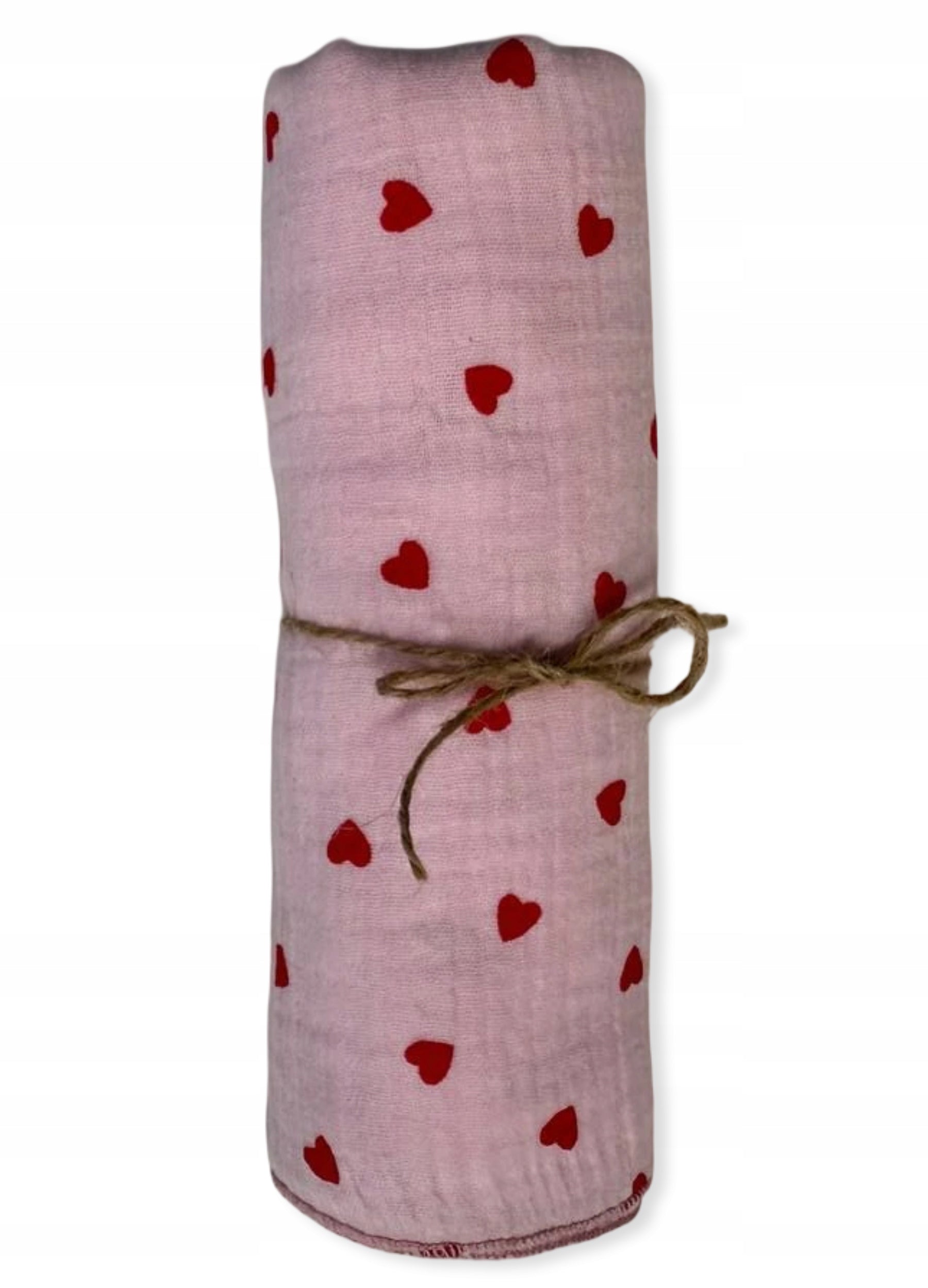 Diaper MUSLIN cotton 100% 80x60 diaper COTTON ROSE HEART Packaging status original
