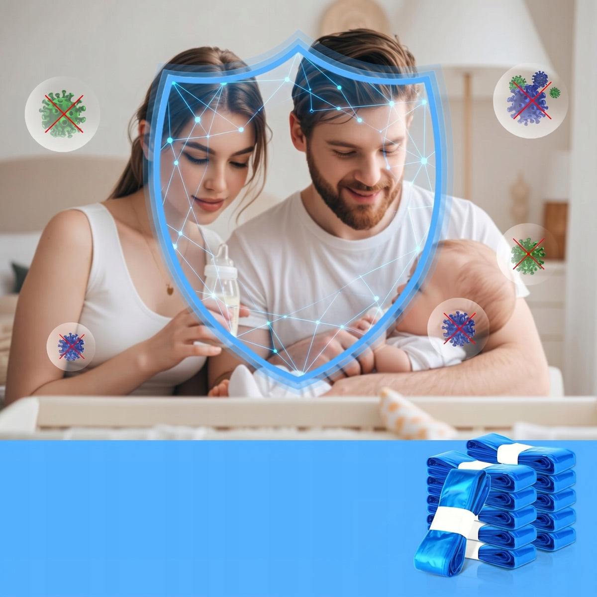 Diaper basket refill FOR Angelcare 20 pcs. Manufacturer code 6974812502684