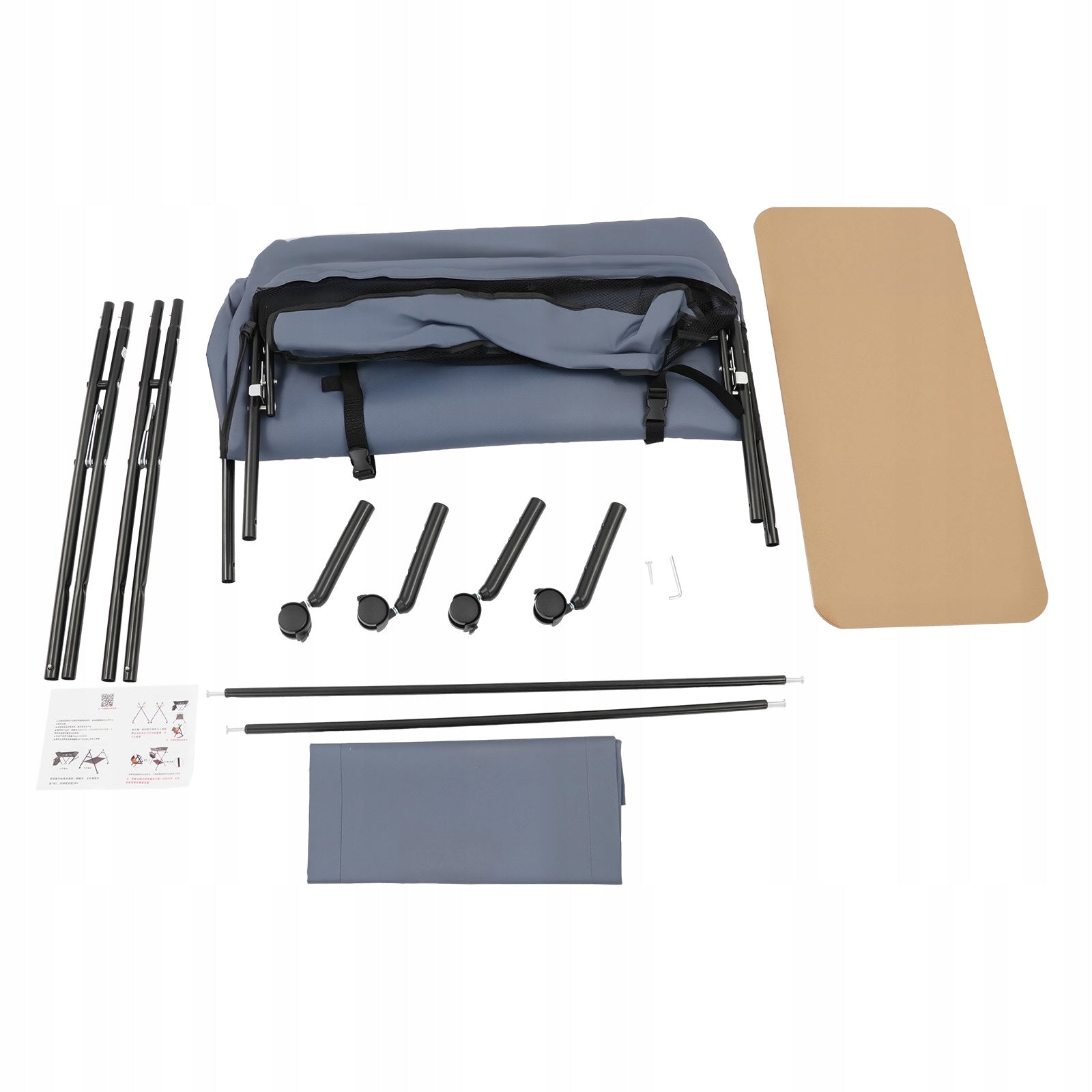 Diaper table with wheels / dark grey Manufacturer code Stolik do pieluchy z kołami