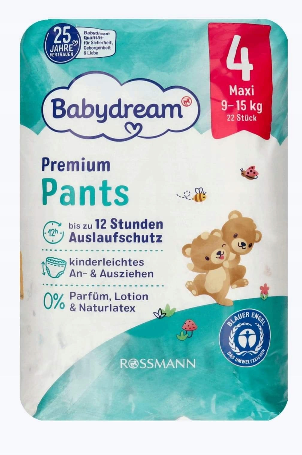 Diapers BabyDream Premium Pants 4 / 9-15 kg / 22pcs