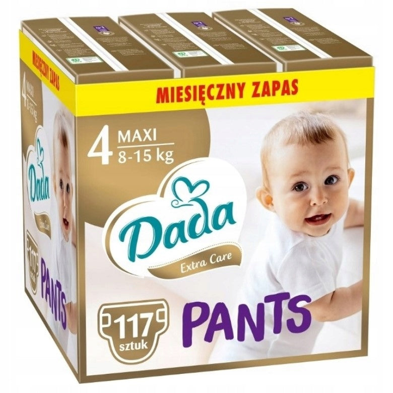 Diapers DADA EXTRA CARE PANTS 4 MAXI 117pcs