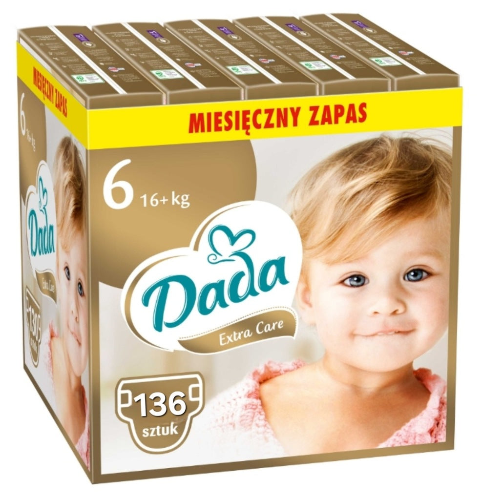 Diapers Dada Extra Care Size 6 136 pcs (4X34)