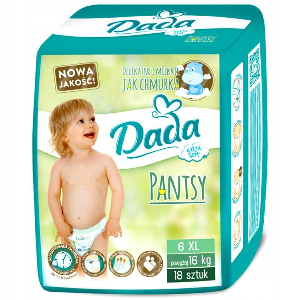 Diapers Dada Extra Care Size 6 18 pcs. New