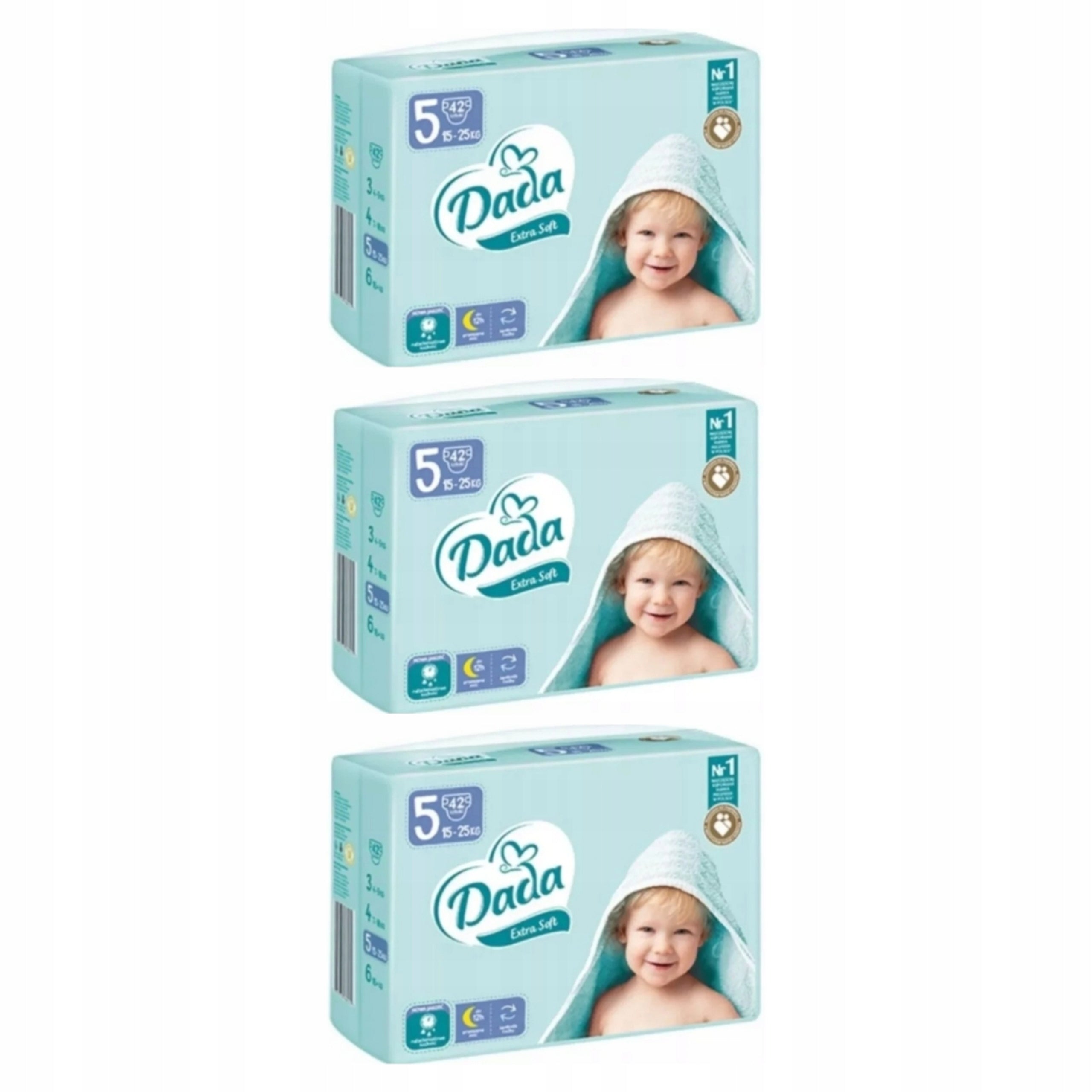 Diapers Dada Extra Soft Size 5 126 pcs. Packaging status original