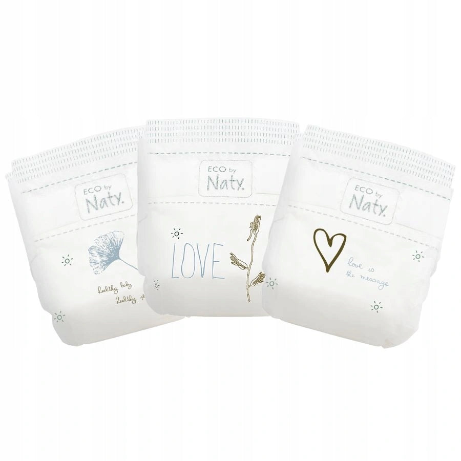 Diapers Eco by Naty 2 3-6kg 33 pieces Brand Naty