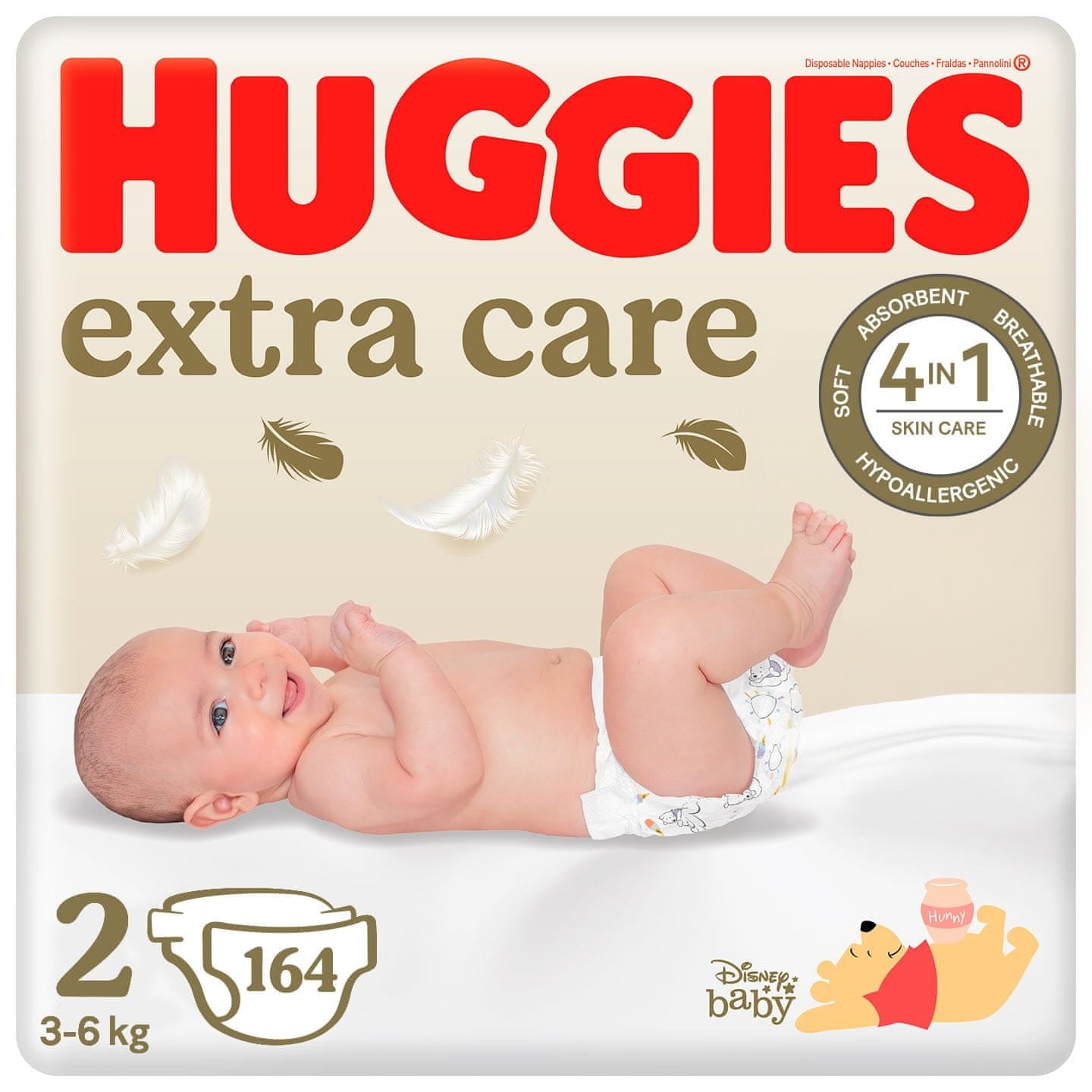 Diapers Huggies Additional care for a newborn Size 2 164 pcs.