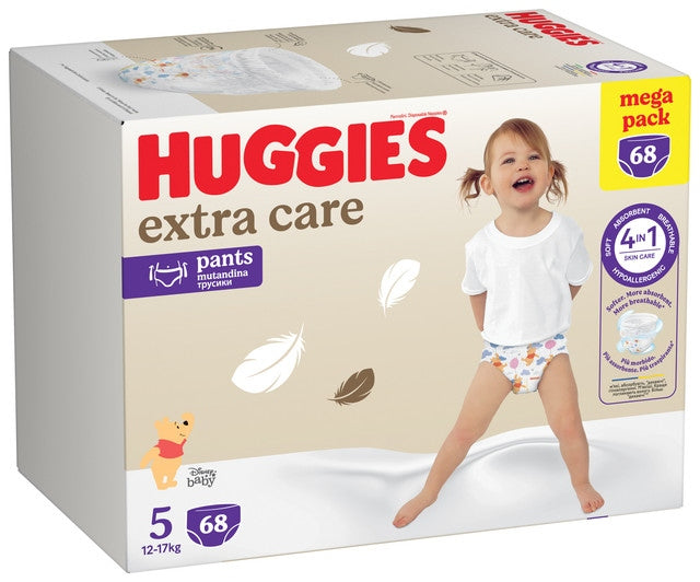 Diapers Huggies Extra Care Size 5 68 pcs