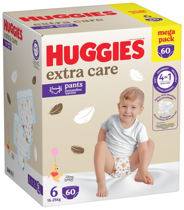 Diapers Huggies Extra Care Size 6 60 pcs