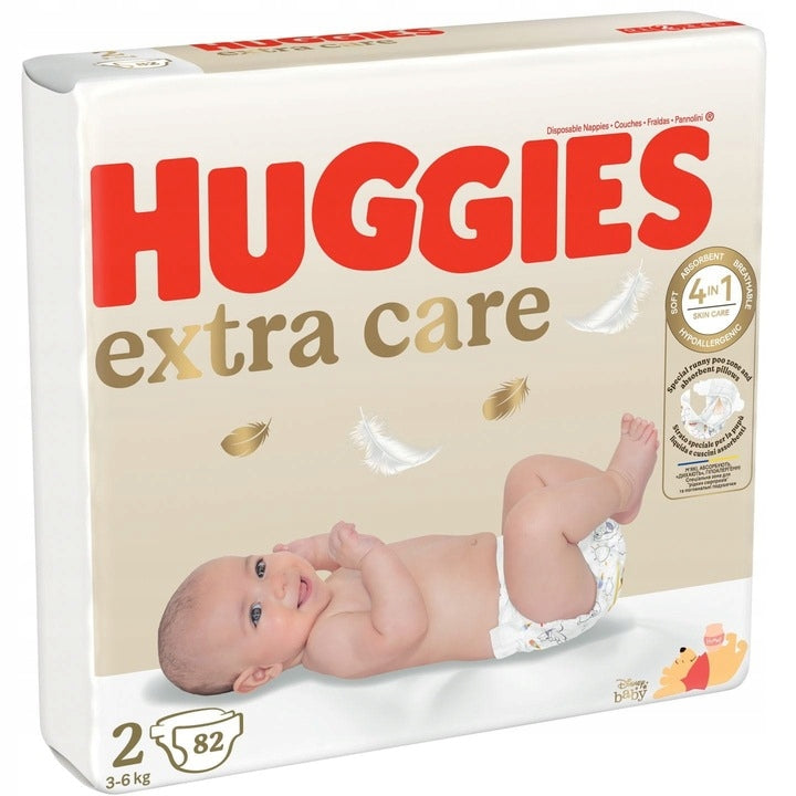 Diapers Huggies Extra Care diapers Size 2 (3-6kg) 82pcs Brand no brand