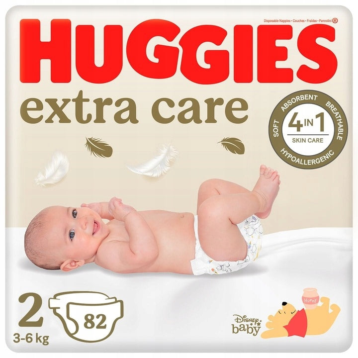 Diapers Huggies Extra Care diapers Size 2 (3-6kg) 82pcs Line other
