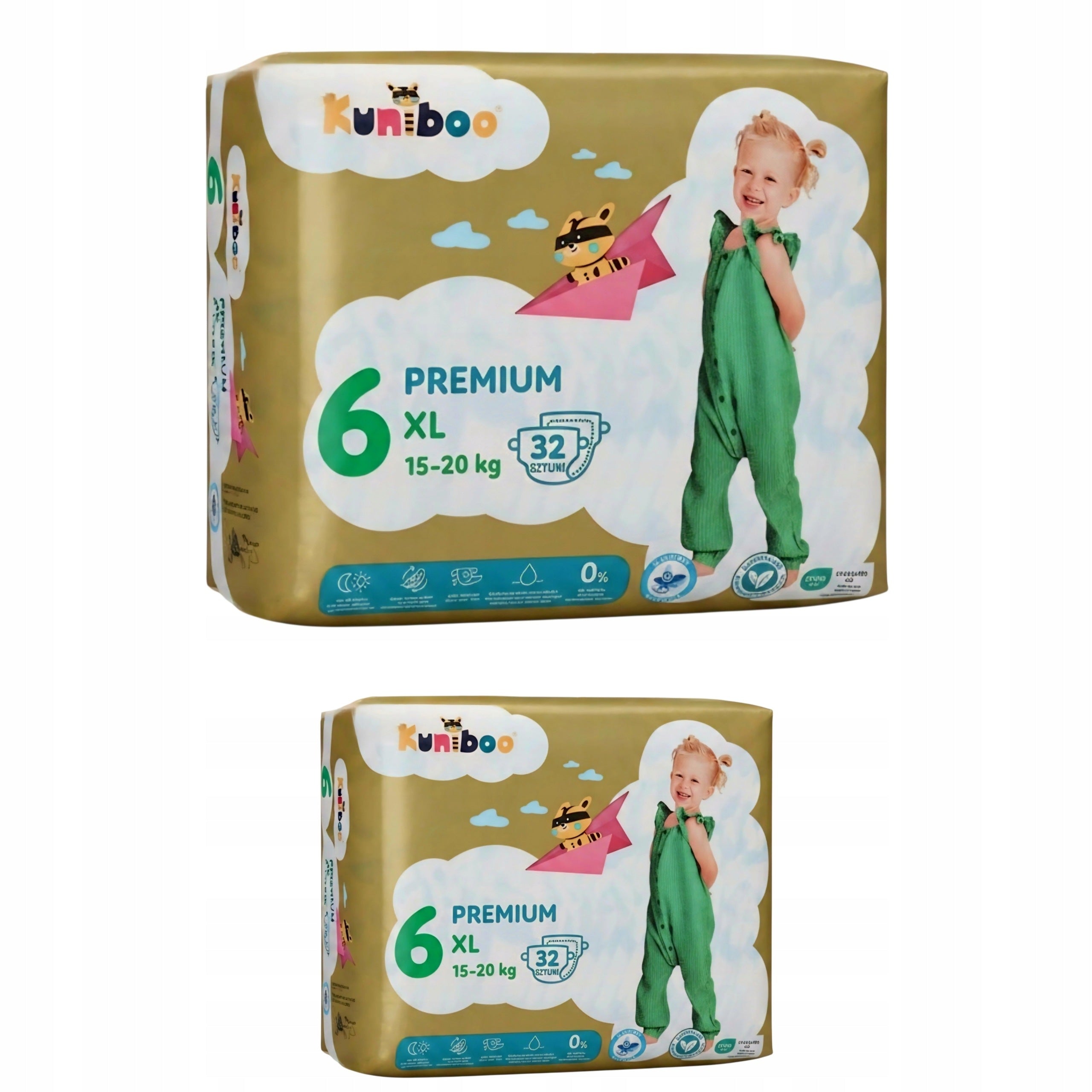 Diapers Kuniboo Premium Size 6 64 pcs