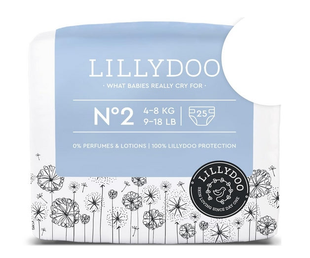 Diapers LILLYDOO Size 2 25 pcs.