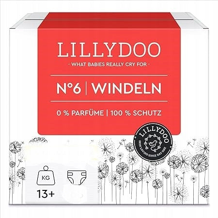 Diapers Lillydoo Standard Size 6 13+kg 34 pcs.