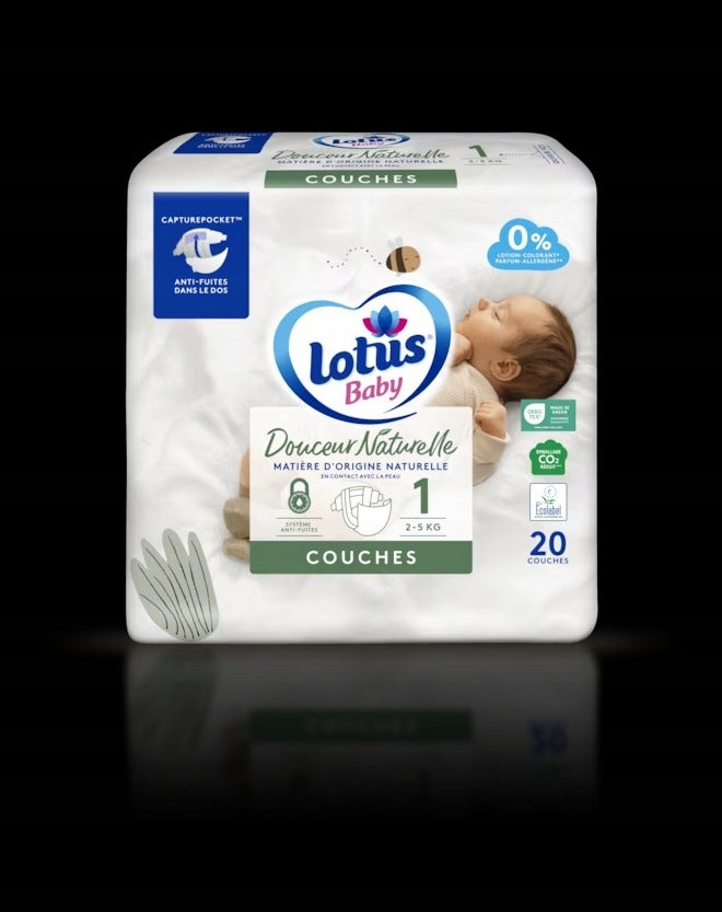 Diapers Lotus Ecolabel Size 1 80 pcs.