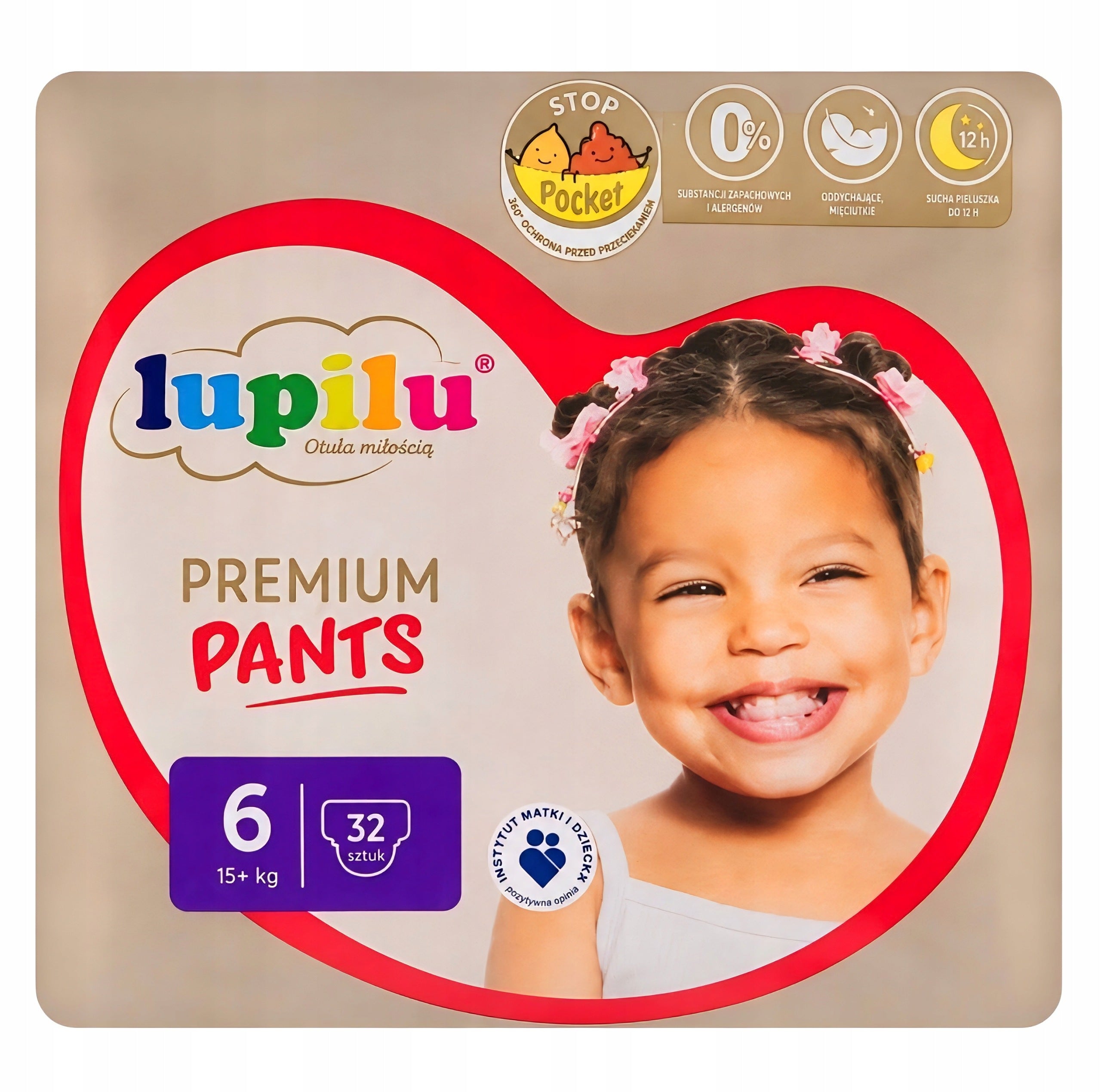 Diapers Lupilu Pants Premium Size 6 64 pcs. Packaging status original