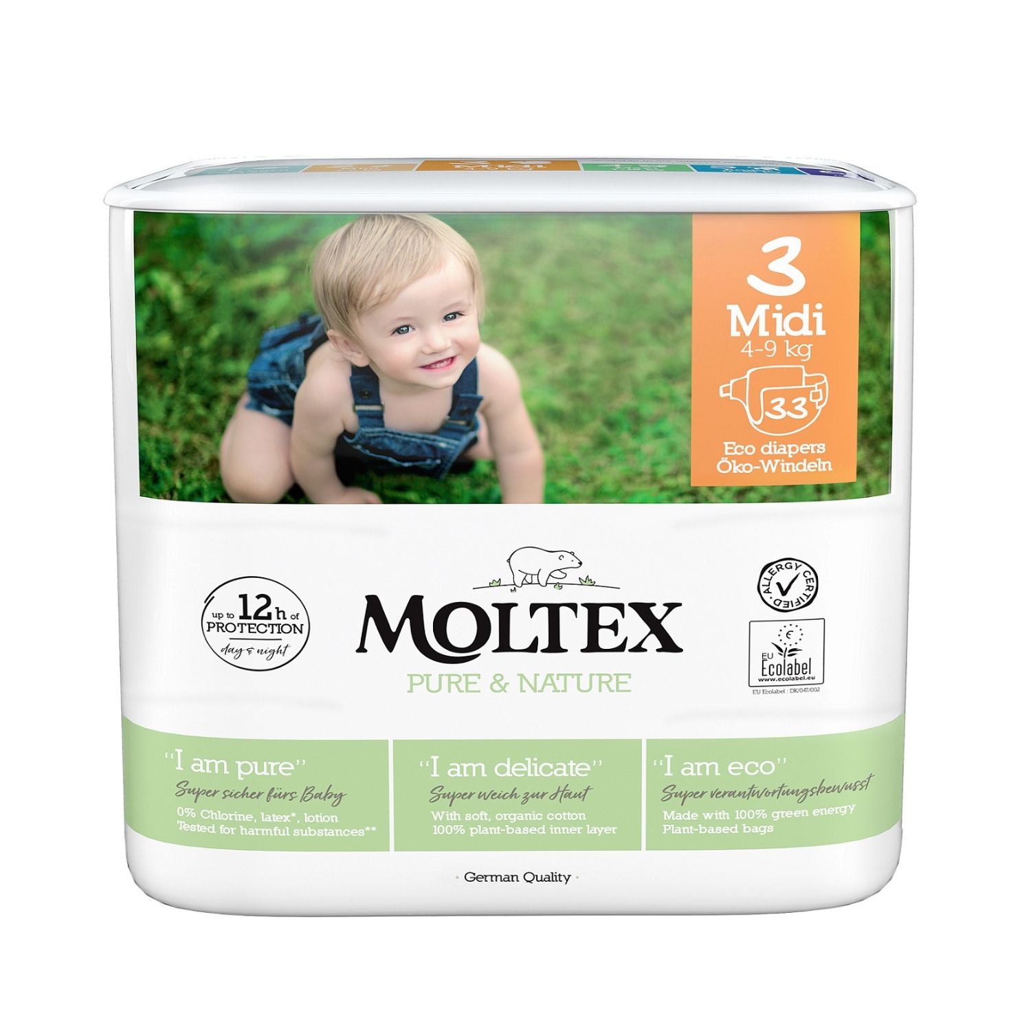 Diapers Moltex Eco Size 3 33 pcs.