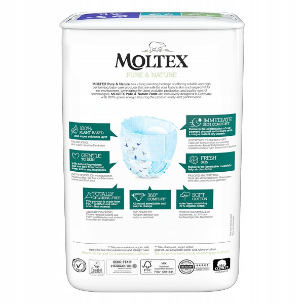 Diapers Moltex Pure & Nature XL +14 kg (18 pcs.) Brand Moltex