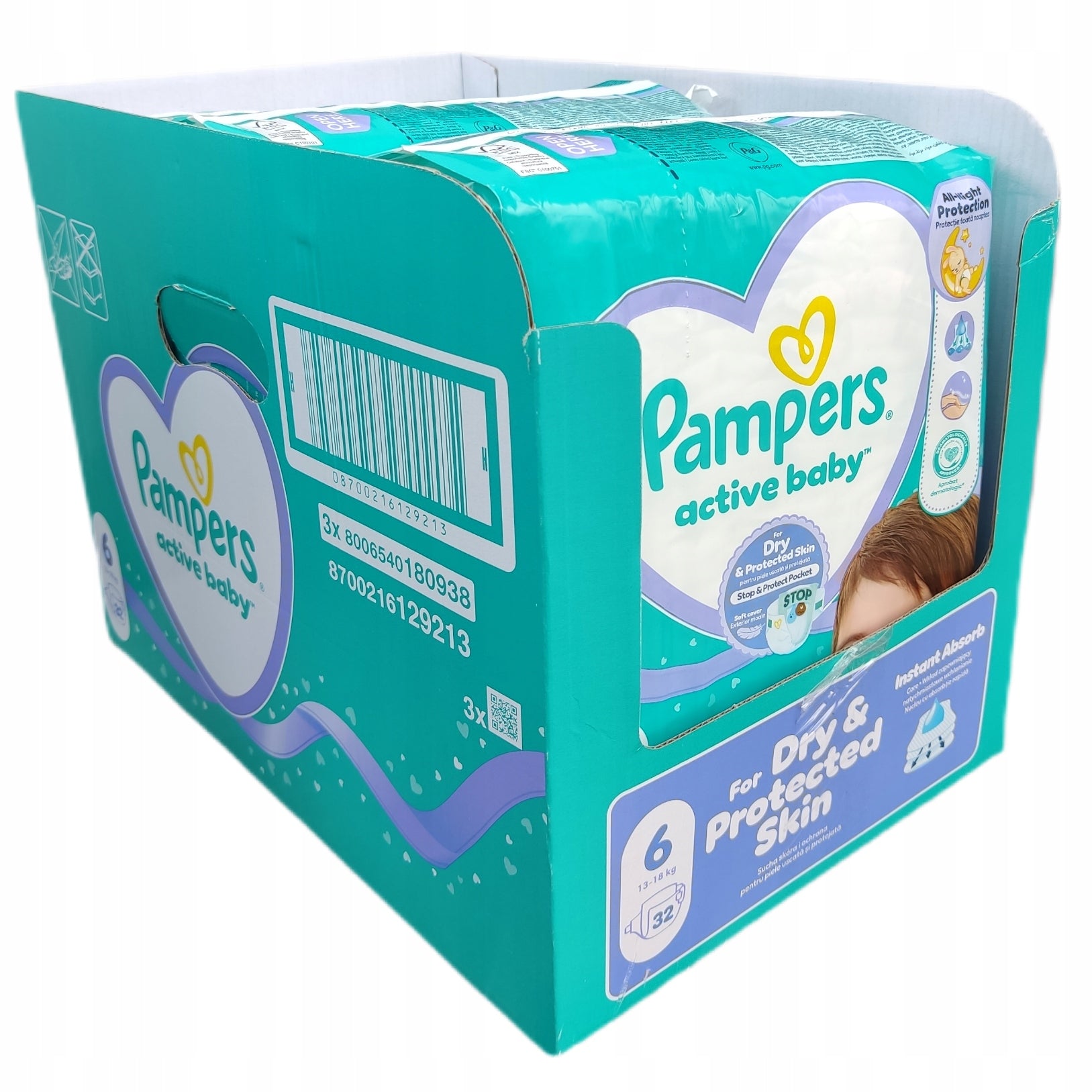 Diapers Pampers 6 Active Baby 13-18 kg 96 pcs