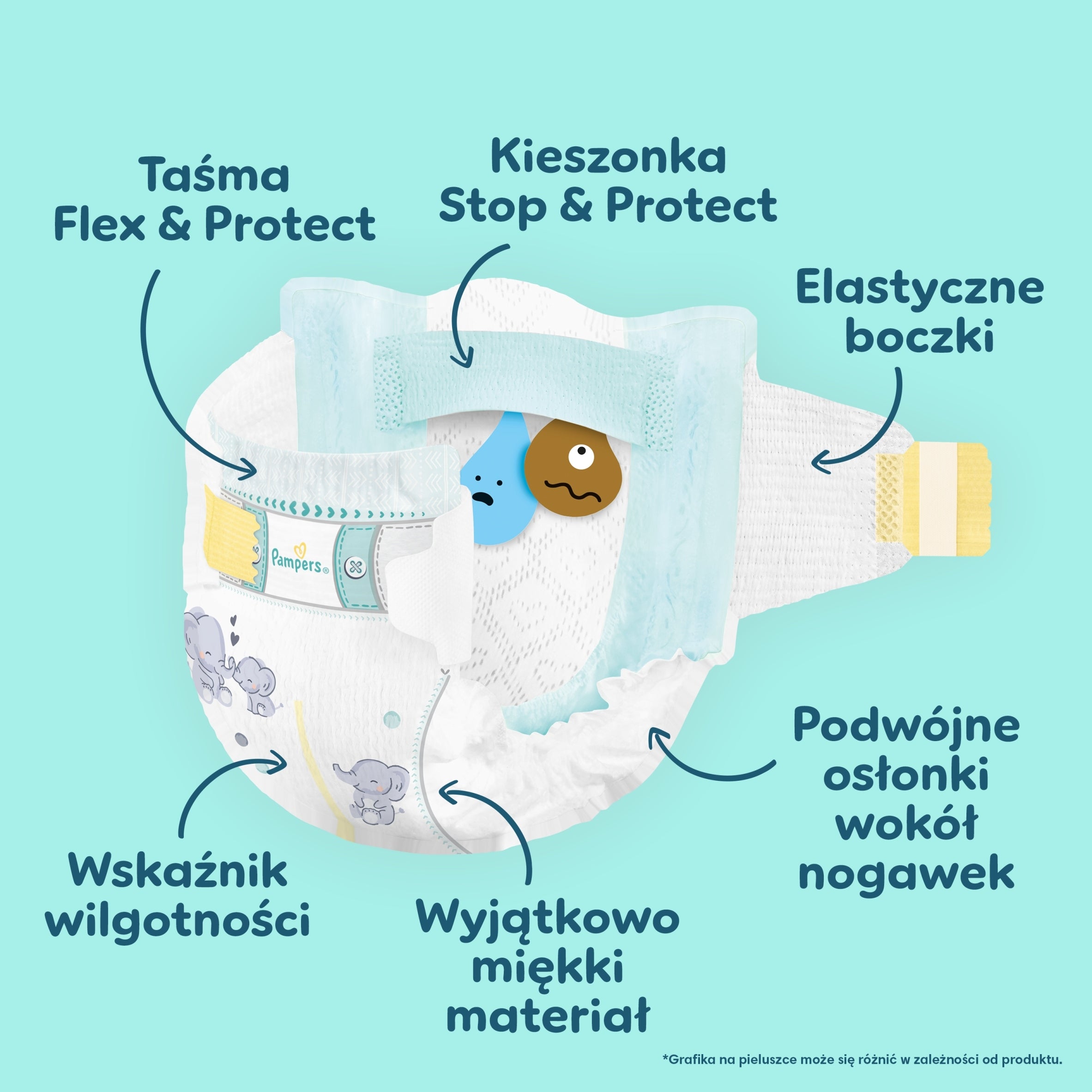 Diapers Pampers Premium Care Size 3 40 pcs. Brand Pampers