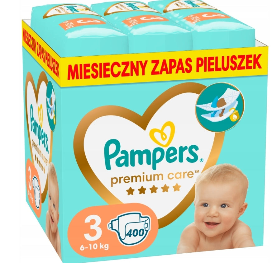 Diapers Pampers Premium Care Size 3 400 pcs