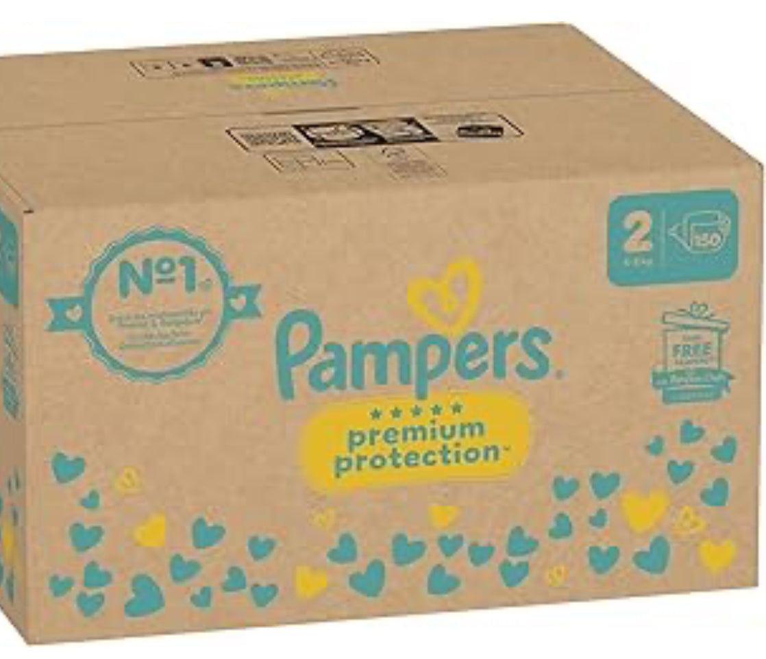 Diapers Pampers Premium Protection 2 (4-8kg) 150pcs