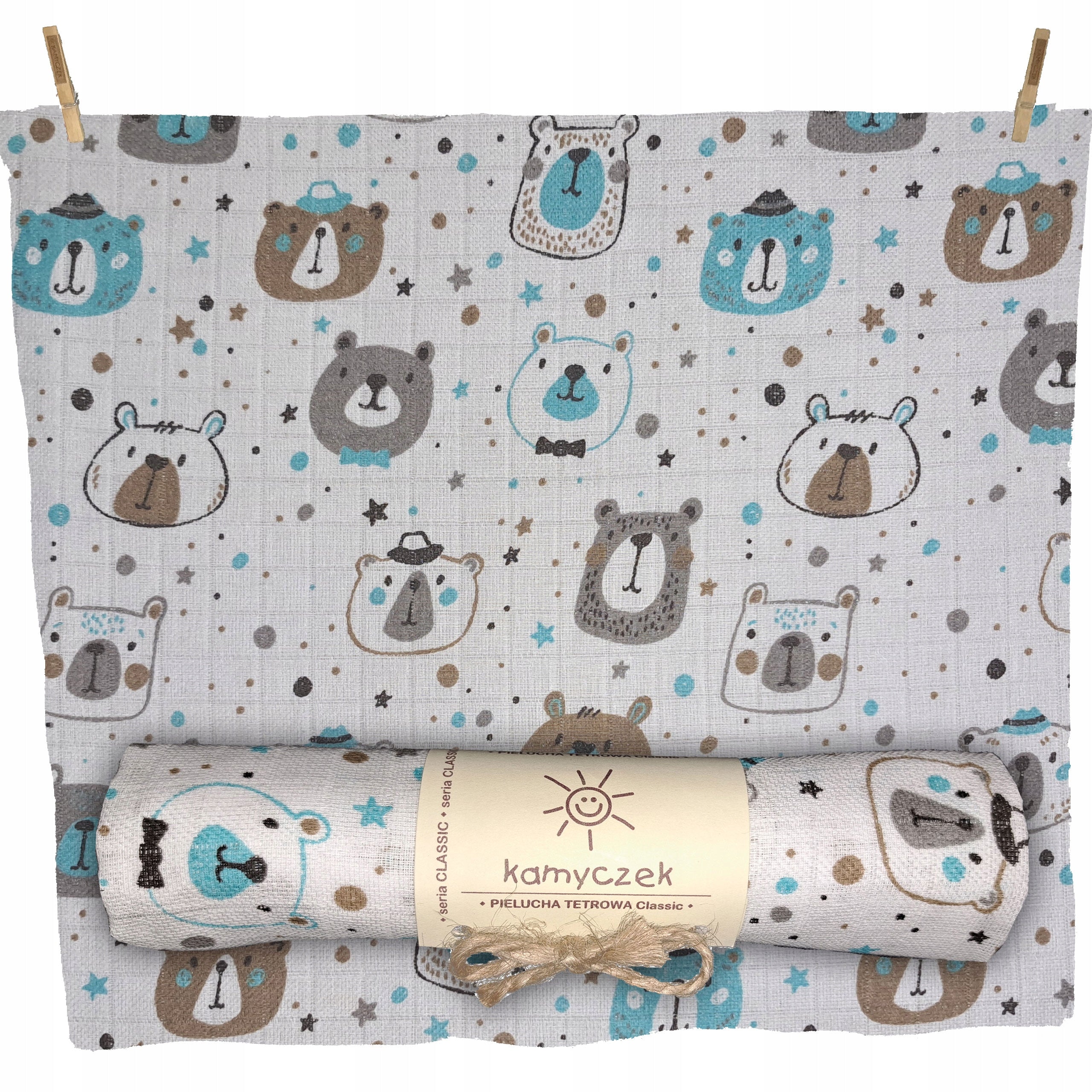 Diapers Tetra Diapers Kamyczek Cotton color 70x75 cm