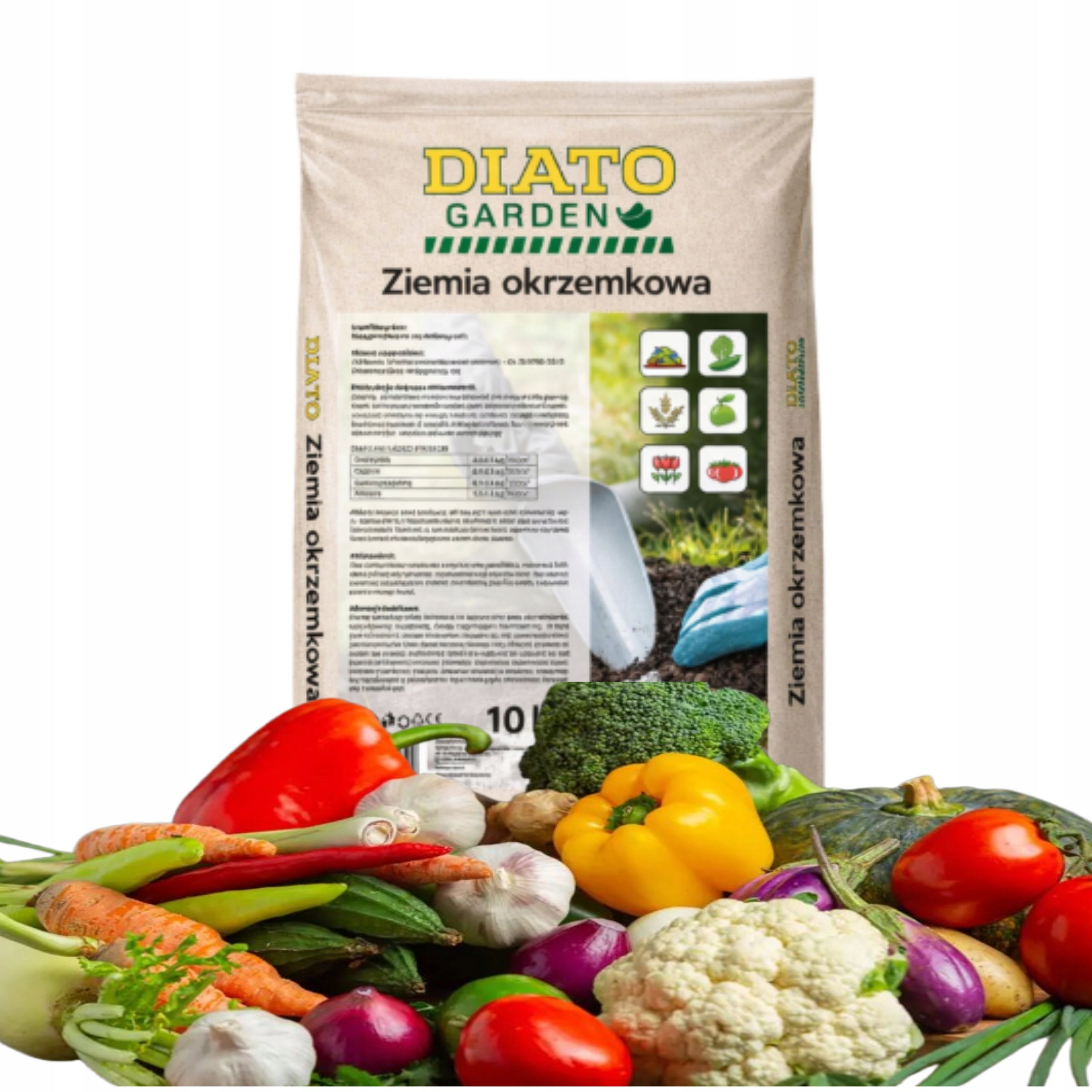 Diatomaceous Earth DIATO GARDEN 10 kg Plant Support for Yields