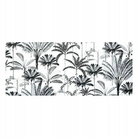 Diatomite mat 50x120 cm white palm trees